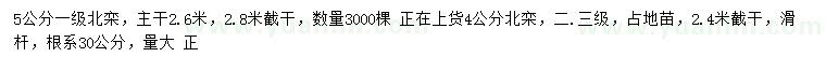 求購4、5公分北欒