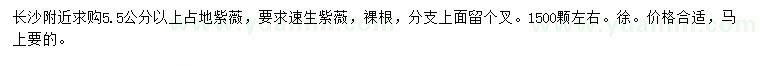 求購5.5公分以上速生紫薇