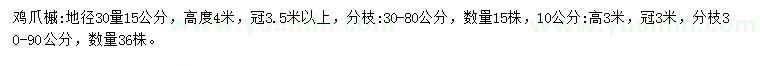 求購地徑30量15公分雞爪槭