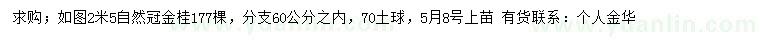 求購(gòu)金桂