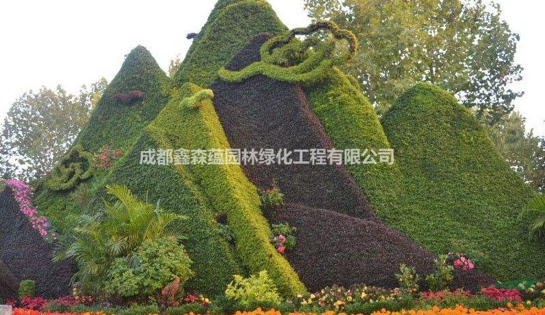 成都仿真植物雕塑 成都仿真植物綠雕 成都仿真造型