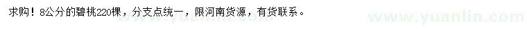 求購8公分碧桃