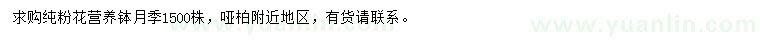 求購月季