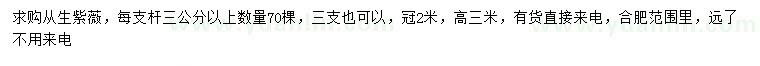 求購高3米叢生紫薇