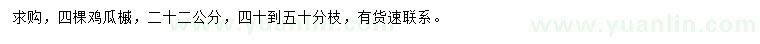 求購(gòu)22公分雞瓜槭