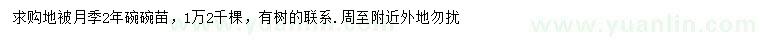 求購月季