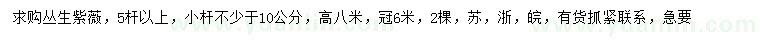 求購高八米叢生紫薇
