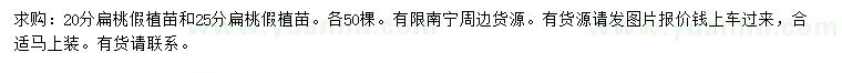 求購20、25公分扁桃