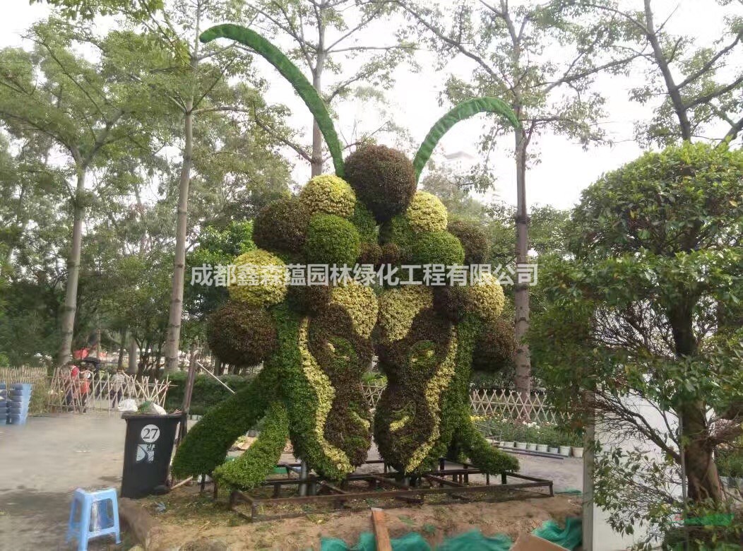 成都仿真綠雕 成都仿真植物雕塑 成都仿真雕塑廠家 假植物造型