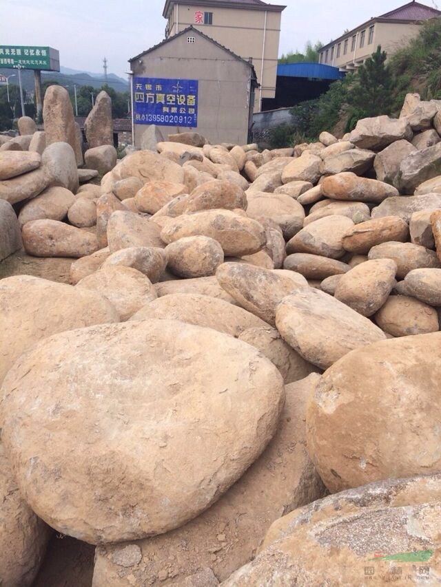 天然水沖石 大型卵石置石風(fēng)景石 鵝卵石