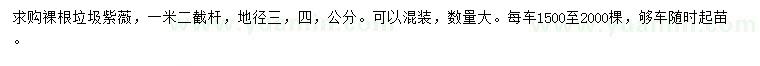 求購地徑3、4公分紫薇