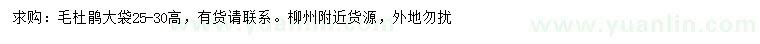 求購(gòu)高25-30公分毛杜鵑