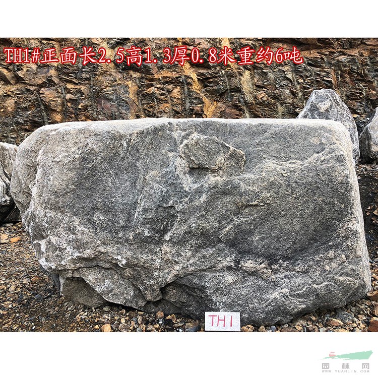 杭州園林景觀石直銷(xiāo) 泰山石小型刻字石點(diǎn)石 TH1