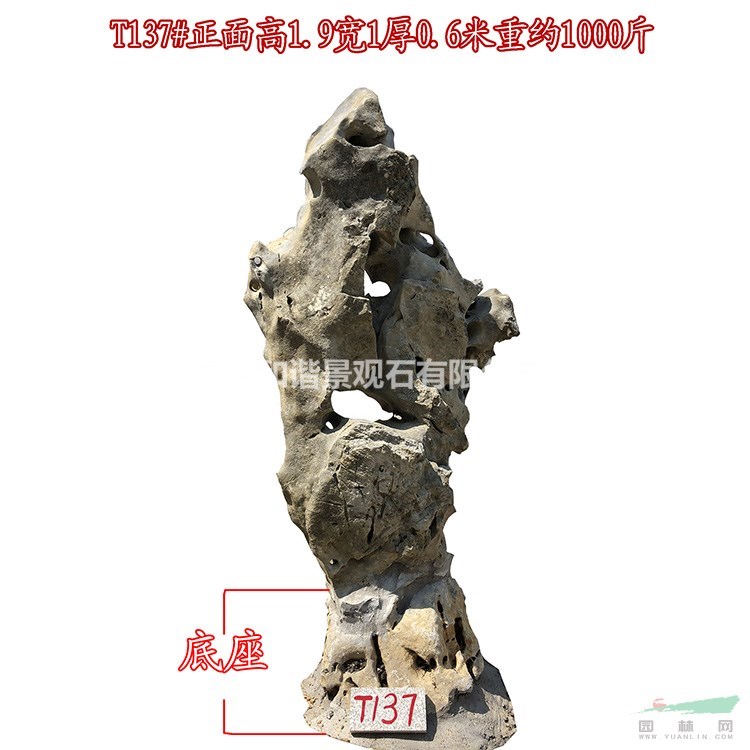 天然太湖石窟窿石 點(diǎn)石奇石 T137