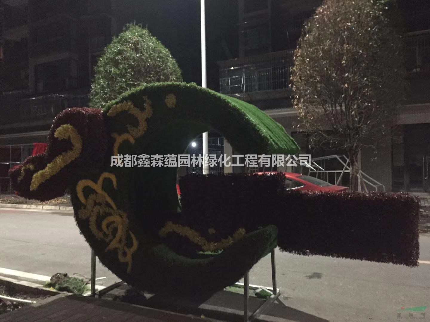 成都仿真植物綠雕雕塑造型廠