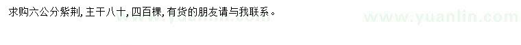 求購(gòu)六公分紫荊