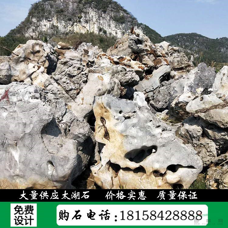 桐庐和谐天然景观石厂家 太湖石原石自然石假山石