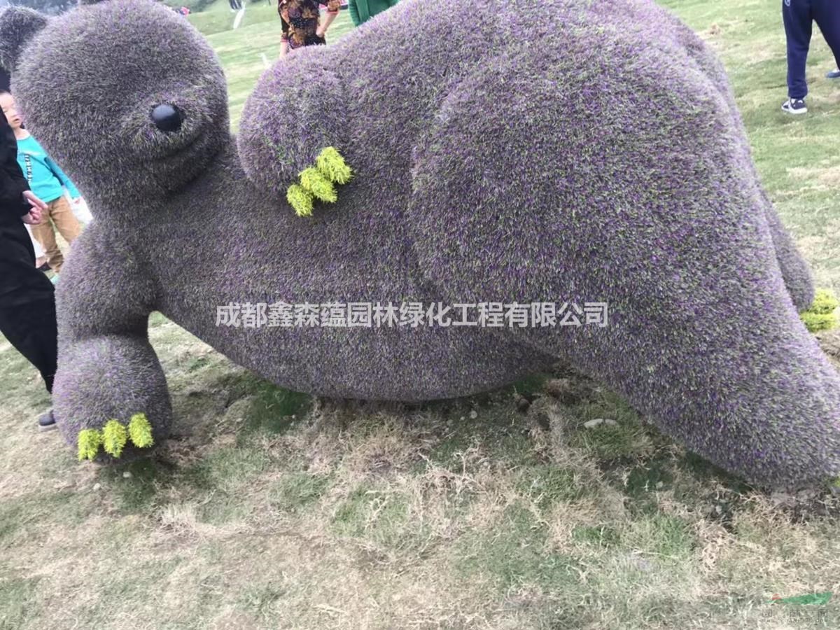 成都仿真綠雕 四川稻草人雕塑 立體景觀造型