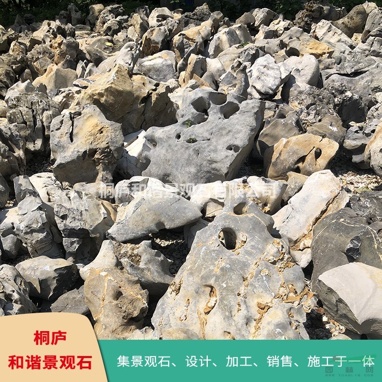 杭州自然石風(fēng)景石價格太湖石窟窿石自然石