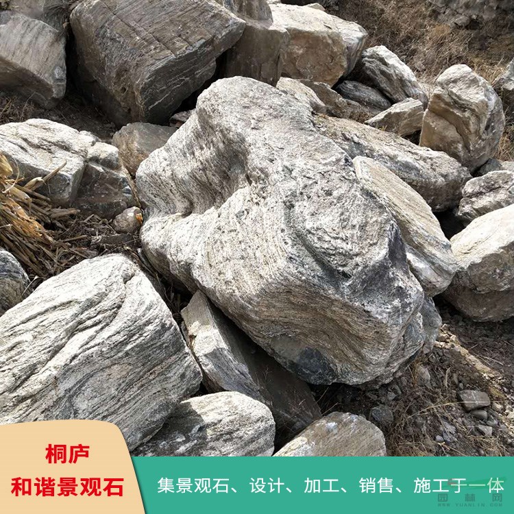 浙江園林景觀石廠家直銷泰山石草坪點綴石
