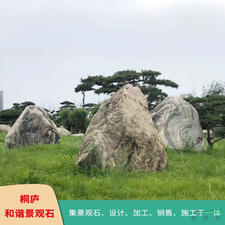 浙江園林景觀石廠家直銷泰山石草坪點綴石