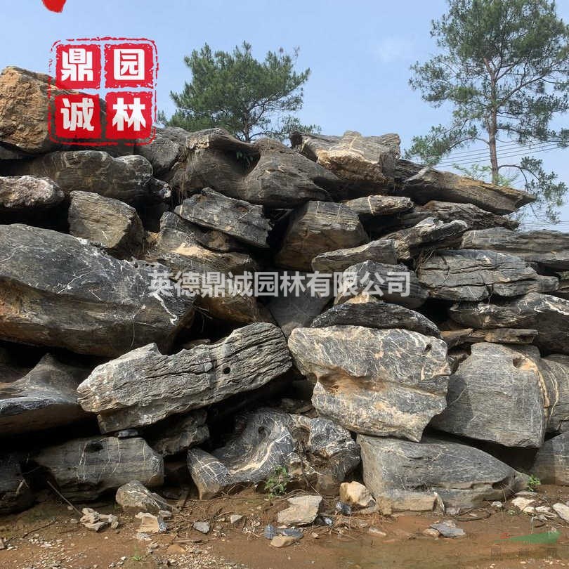 黑太湖英德石太湖石造型原石人工湖石材青太湖駁岸裝飾
