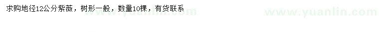 求購地徑12公分紫薇