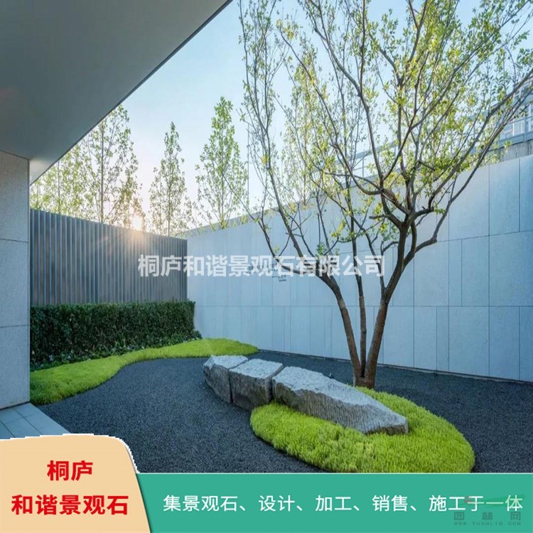杭州園林景觀石礫石枯山水造景石材