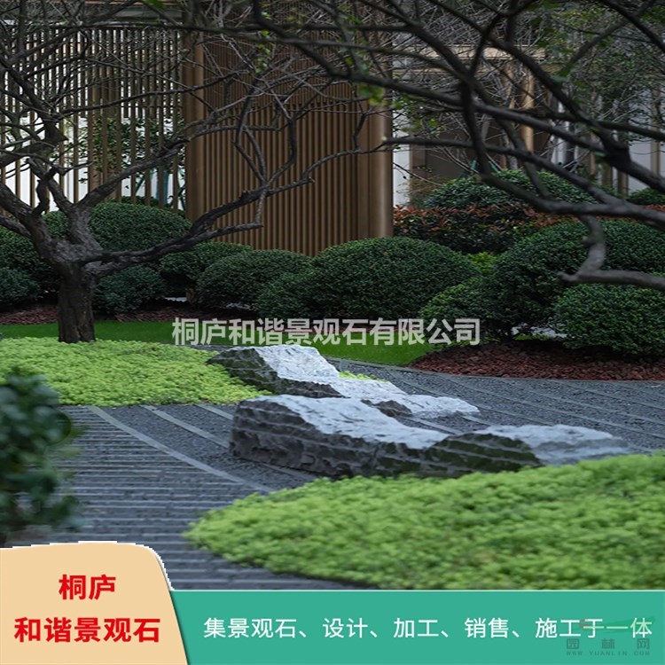 浙江園林景觀石 產(chǎn)地直銷(xiāo) 天然黑色礫石 鋪地石濾料奇石