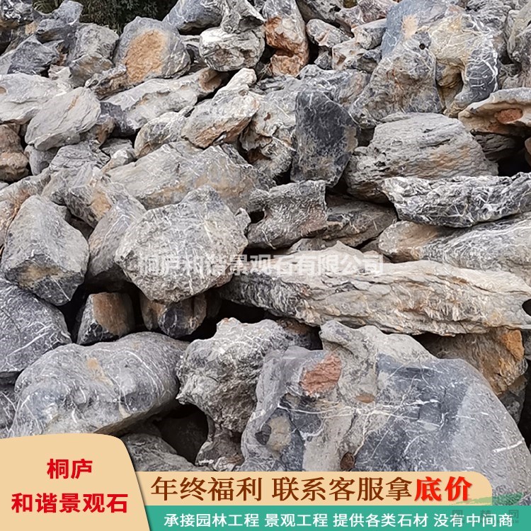 浙江園林景觀石 英石直銷 天然英德石 點綴石景觀