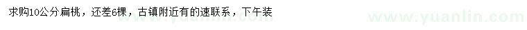 求購10公分扁桃