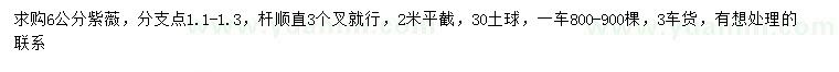 求購(gòu)6公分紫薇