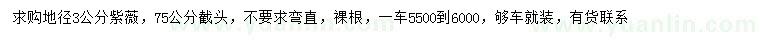 求購地徑3公分紫薇