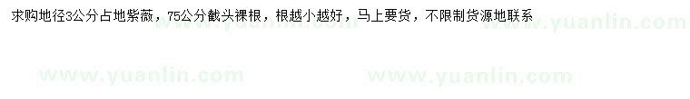 求購地徑3公分紫薇