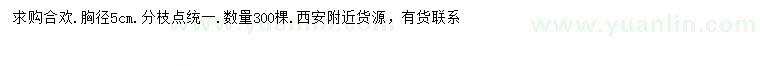 求購5公分合歡