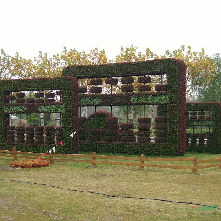 造型綠雕 大型景觀雕塑 立體花壇 五色草造型 公園景觀園林綠化 花境植物批發(fā)