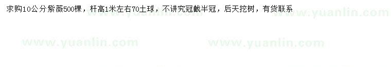 求購(gòu)10公分紫薇