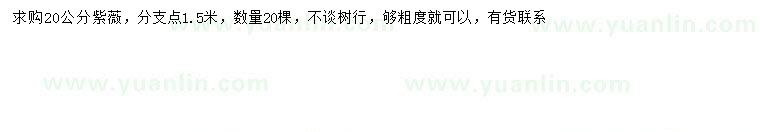 求購20公分紫薇