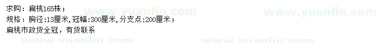 求購胸徑13公分扁桃