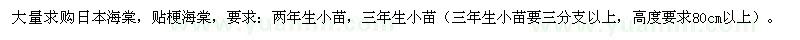 求购日本海棠、贴梗海棠