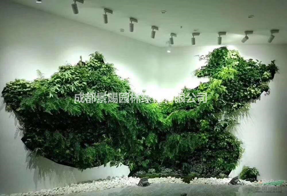 賜園林綠化有限公司 產品供應 > 四川成都綠植形象牆 仿真綠植植物牆