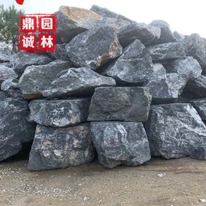 广东黑山石异型野山石价格