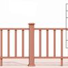 塑木护栏木塑栏杆塑木围栏防护栏福建塑木护栏厂家